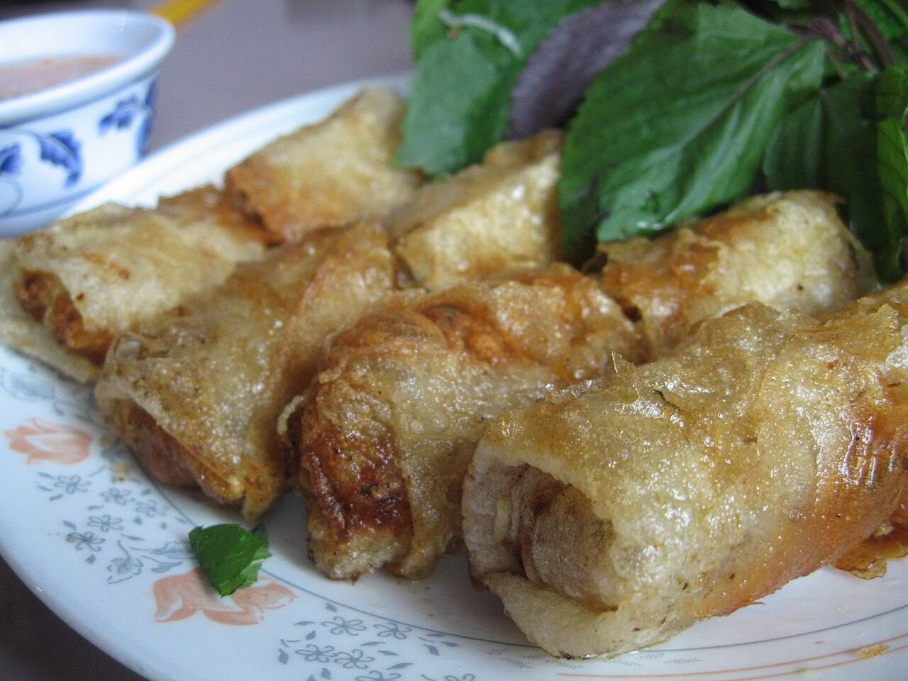 Hanoi nem ran crispy fried spring rolls